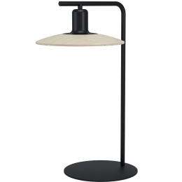 Φωτιστικό Επιτραπέζιο Mayazes 39913 25,5x25x50cm 1xGu10 4,6W Black-Natural Eglo Ατσάλι,Ξύλο