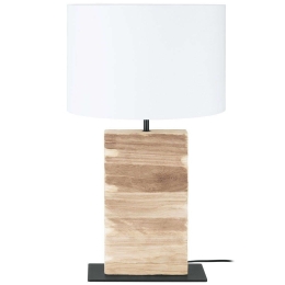 Φωτιστικό Επιτραπέζιο Contessore 39917 Φ38x62,5cm 1xE27 40W Multi Eglo Ατσάλι,Ύφασμα,Ξύλο