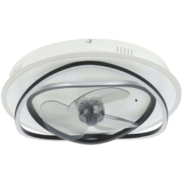Ανεμιστήρας Οροφής Με Φως Namori 35146 Φ50x14cm Led Black Eglo Διάμετρος 50cm
