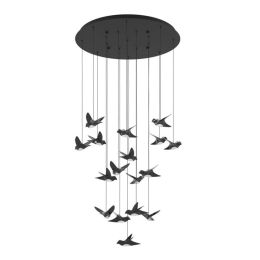 Φωτιστικό Οροφής Paratebueno 390352 78x220cm Led Black-White Eglo