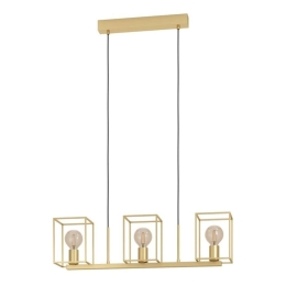 Φωτιστικό Οροφής - Ράγα Cumiole 900399 78x15x110cm 3xE27 Gold Eglo