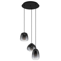 Φωτιστικό Οροφής Aguilares 900196 43x110cm 3xE27 Black Eglo