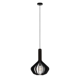Φωτιστικό Οροφής Velasco 900154 38x110cm 1xE27 Black Eglo