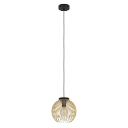 Φωτιστικό Οροφής Venezuela 900166 23,5x110cm 1xE27 Black-Gold Eglo