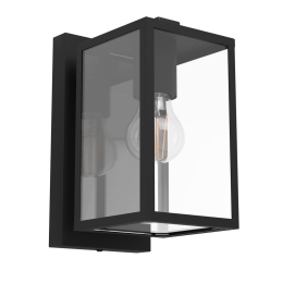 Φωτιστικό Τοίχου Budrone 900288 12x27cm 1xE27 Black Eglo