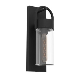 Φωτιστικό Τοίχου Carraro 900285 11,5x38cm 1xE27 Black Eglo