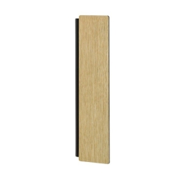 Φωτιστικό Τοίχου Zubialde 900325 36x8cm Led Black-Natural Eglo