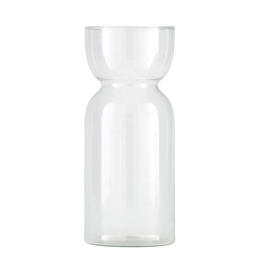 Βάζο Γυάλινο Delnite 421075 Φ10x25cm Clear Eglo Γυαλί