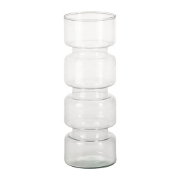 Βάζο Γυάλινο Delnite 421076 9x26cm Clear Eglo Γυαλί