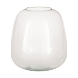 Βάζο Γυάλινο Delnite 421079 Φ23x24,5cm Clear Eglo Γυαλί