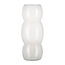 Βάζο Γυάλινο Delnite 421089 Φ14,6x38cm Clear Eglo Γυαλί