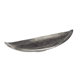 Διακοσμητικό Μπωλ Forleyet 427004 38,5x14x8cm Silver Eglo Ατσάλι