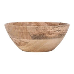 Διακοσμητικό Μπωλ Forleyet 427067 Φ18,5x7,5cm Natural Eglo Ξύλο