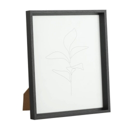 Κορνίζα Ξύλινη Renabie 423013 21,5x26,5cm Black Eglo Ξύλο,Γυαλί
