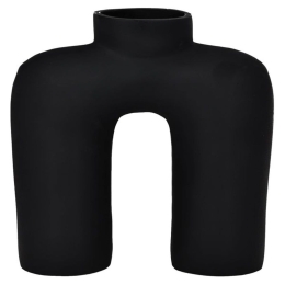 Βάζο Brower 421062 17,5x6x22,5cm Black Eglo Αλουμίνιο