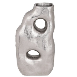 Βάζο Tadoussac 421058 13,5x5,5x25cm Silver Eglo Αλουμίνιο