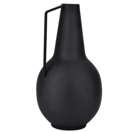 Βάζο Αμφορέας Miouski 421066 20x39cm Black Eglo Μέταλλο