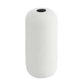 Βάζο Κεραμικό Mitane 421015 11x25cm White Eglo Κεραμικό