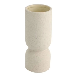 Βάζο Κεραμικό Miyoshi 421038 12x30cm Beige Eglo Κεραμικό