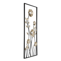Διακοσμητικό Τοίχου Numazu 426015 38,5x5x100cm Black-Gold Eglo Ατσάλι