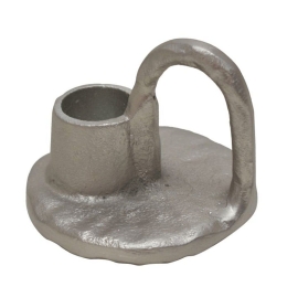 Κηροπήγιο Με Λαβή Jelicoe 422025 8x6cm Silver Eglo Αλουμίνιο