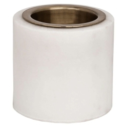 Κηροπήγιο Ρεσώ Rouyin 422032 6x6cm White-Gold Eglo