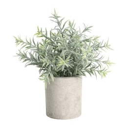 Τεχνητό Φυτό Σε Κασπώ 428026 Φ16x24cm Green Eglo Πλαστικό