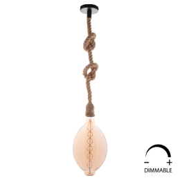ΛΑΜΠΤΗΡΑΣ LED FILAMENT 8W E27 3000K TEA COLOR DIMMABLE HM4051.02