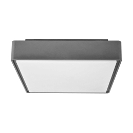 Φωτιστικό Οροφής - Πλαφονιέρα Led Grey VK/02066/G/C VKLed Πλαστικό
