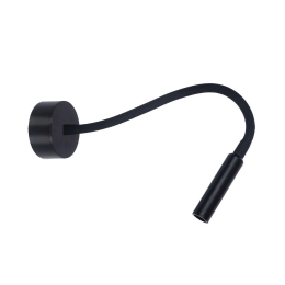 Φωτιστικό Τοίχου-Απλίκα Σπιράλ Led Black VK/04110NS/B/W VKLed Αλουμίνιο