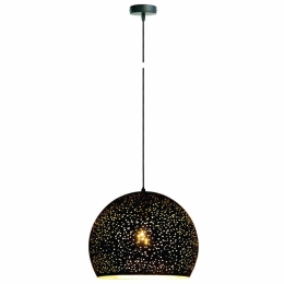 Φωτιστικό Οροφής Φ24.5x24 Black VK/03121PE/B VKLed Μέταλλο