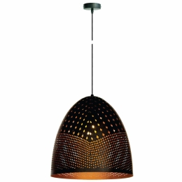 Φωτιστικό Οροφής Φ30.5x33 Black VK/03119PE/B VKLed Μέταλλο