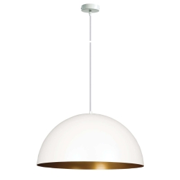 Φωτιστικό Οροφής Φ50 White-Gold VK/03153/PE/50/W-GD VKLed Μέταλλο