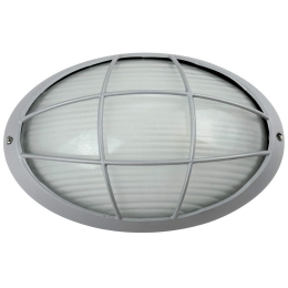 Φωτιστικό  Τοίχου Με Πλέγμα 320x205mm Grey VK/01008/G VKLed