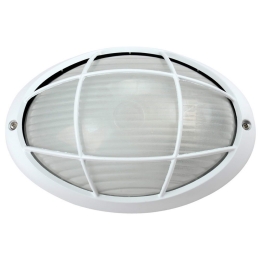 Φωτιστικό Τοίχου Με Πλέγμα 320x205mm White VK/01008/W VKLed