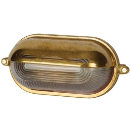 Φωτιστικό Τοίχου Με Σκιάδα 228x100mm Brass VK/01050/NB VKLed