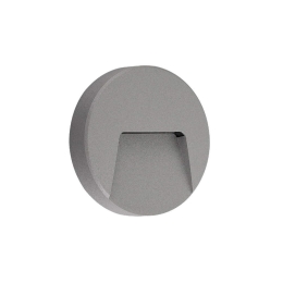 Φωτιστικό Τοίχου-Απλίκα Led Grey d135x32mm VK/02144/G/W VKLed