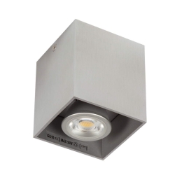 Φωτιστικό Οροφής - Σποτ Nickel 82x82x95 VK/03001/AL VKLed Αλουμίνιο