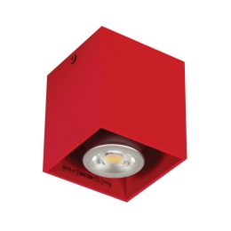 Φωτιστικό Οροφής - Σποτ Red 82x82x95 VK/03001/R VKLed Αλουμίνιο