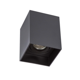 Φωτιστικό Οροφής - Σποτ Black 90x90x115mm VK/03055/B VKLed Aluminium