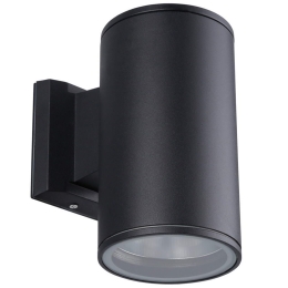 Φωτιστικό Τοίχου D108x190mm Black  VK/01058/B VKLed