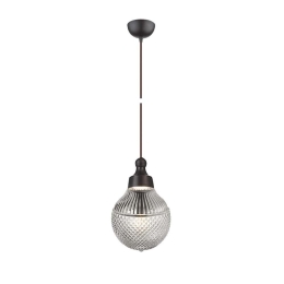 Φωτιστικό Οροφής Brown Clear VK/03069/PE/BR VKLed Γυαλί