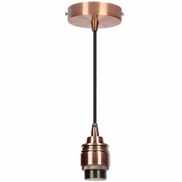 Φωτιστικό Οροφής VK/03050/ACOP 5,6x8cm 1xΕ27 60W Copper VKLed