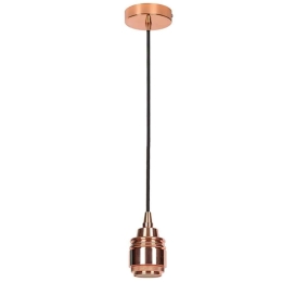Φωτιστικό Οροφής VK/03050/PCOP 5,6x8cm 1xΕ27 60W Bronze VKLed