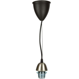Φωτιστικό Οροφής VK/V73/1/BN 6,5x5cm 1xE27 60W Black-Nickel VKLed