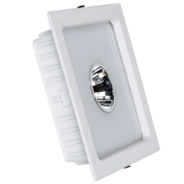 Φωτιστικό Οροφής Χωνευτό VK/04013/W/D 22,2x22,2cm Led 1960Lm 30W 6000K IP44 White VkLed