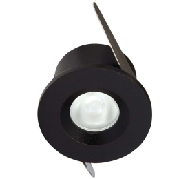 Σποτ Χωνευτό Mini VK/04127/B/C Φ4cm Led 120Lm 3W 4000K Black VKLed Στρόγγυλο