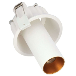 Σποτ Χωνευτό VK/04148/W/W Φ9,1cm Led 1040Lm 13W 3000K White-Gold VKLed Στρόγγυλο