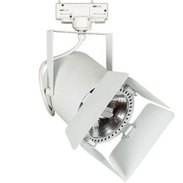 Σποτ Ράγας Με Πτερύγια VK/04071E/PAR30/W 12x25cm 1xE27 50W White VKLed