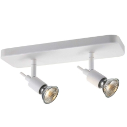 Σποτ Οροφής Διπλό VK/03078CE/2/W 30x14,1cm 2xGU10 35W White VKLed